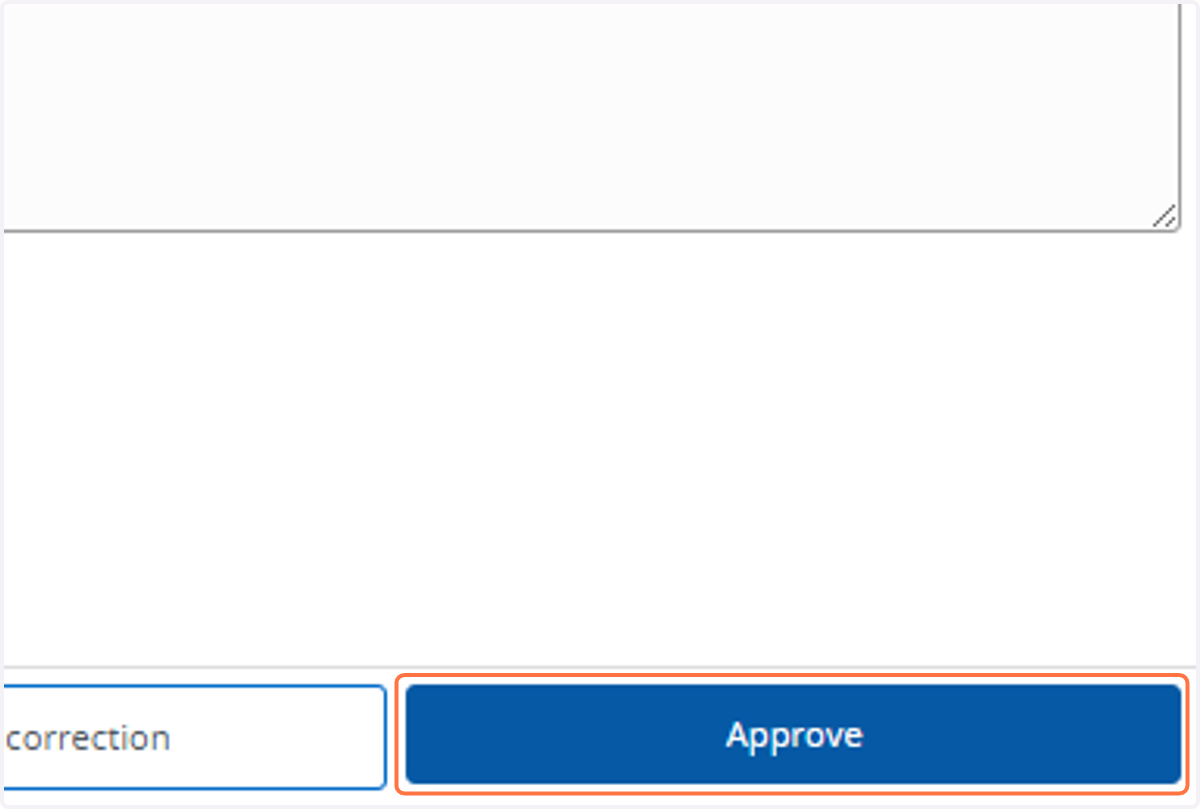 Click on Approve
