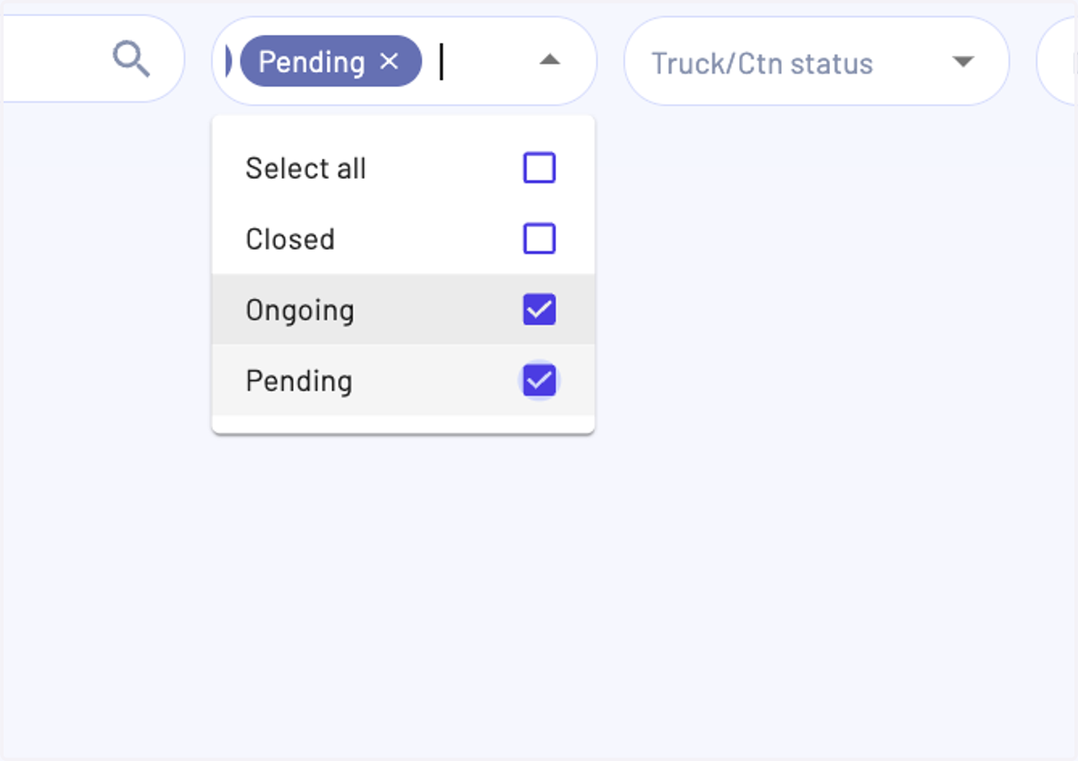 In the "Invoices & Payables" menu, access the "Supplier payables" or "Vendor payables" page. You can apply data manipulation tools, such as searching, grouping, sorting and filtering