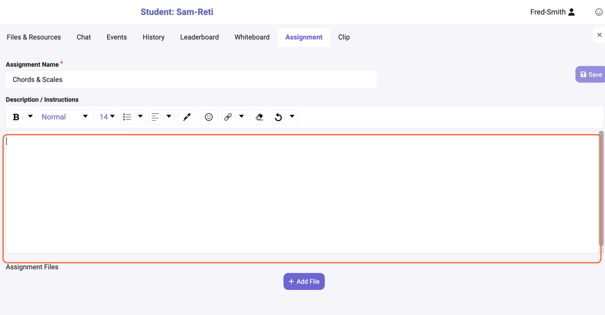 Clip File. Assignment Example Assignments