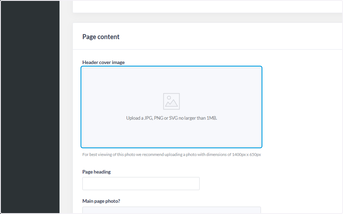 Click on Browse for images… to upload a simple Love Tennis website headrr