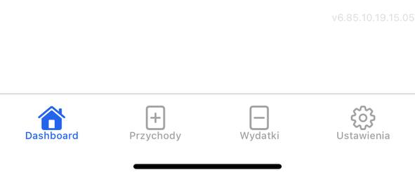 Z dolnego paska wybierz Przychody.