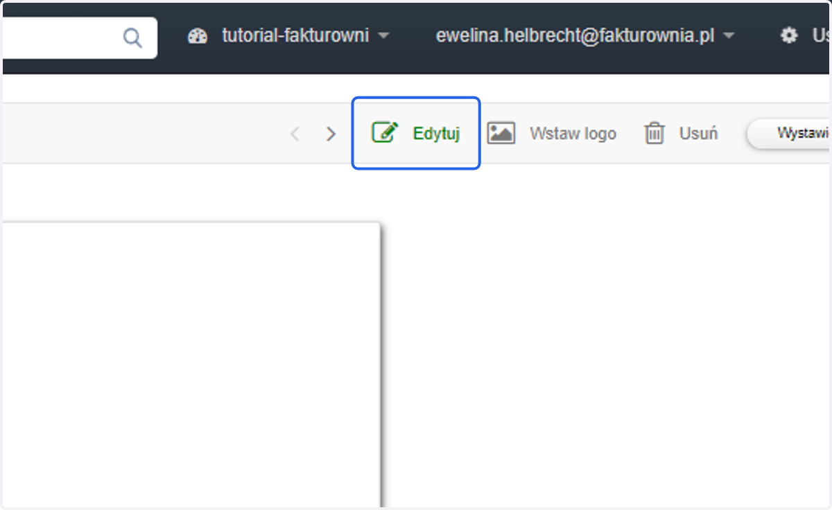 Kliknij Edytuj.