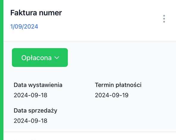 Status dokumentu oraz lewa listwa zmieniły kolor z czerwonego na zielony.