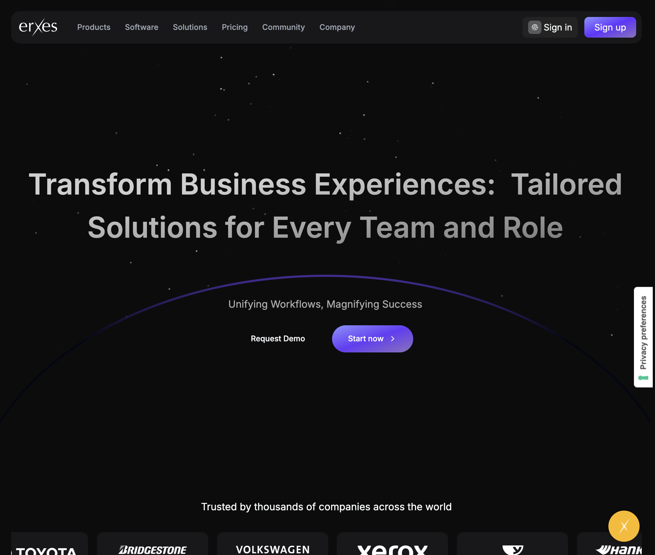 Click on Sign up