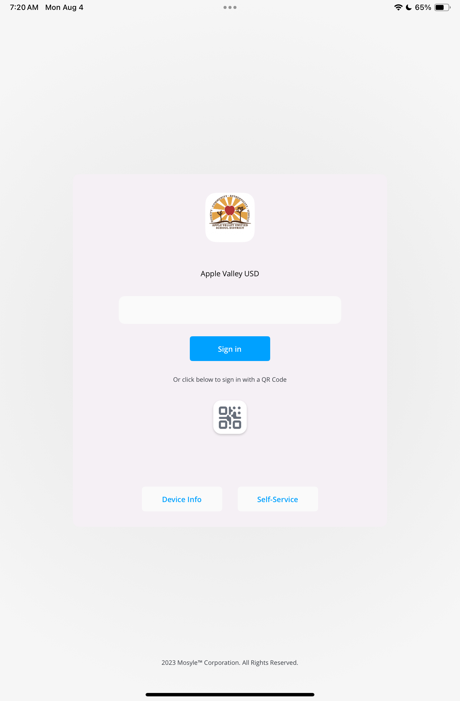 Select the QR icon