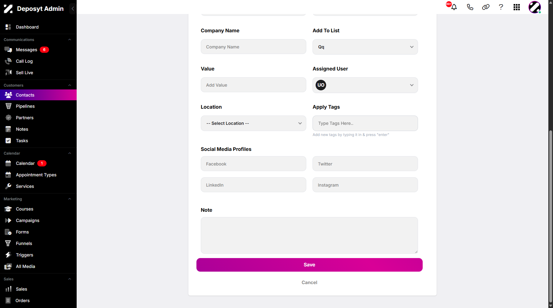 Step 5: Once you are done, click Save to save and exit.