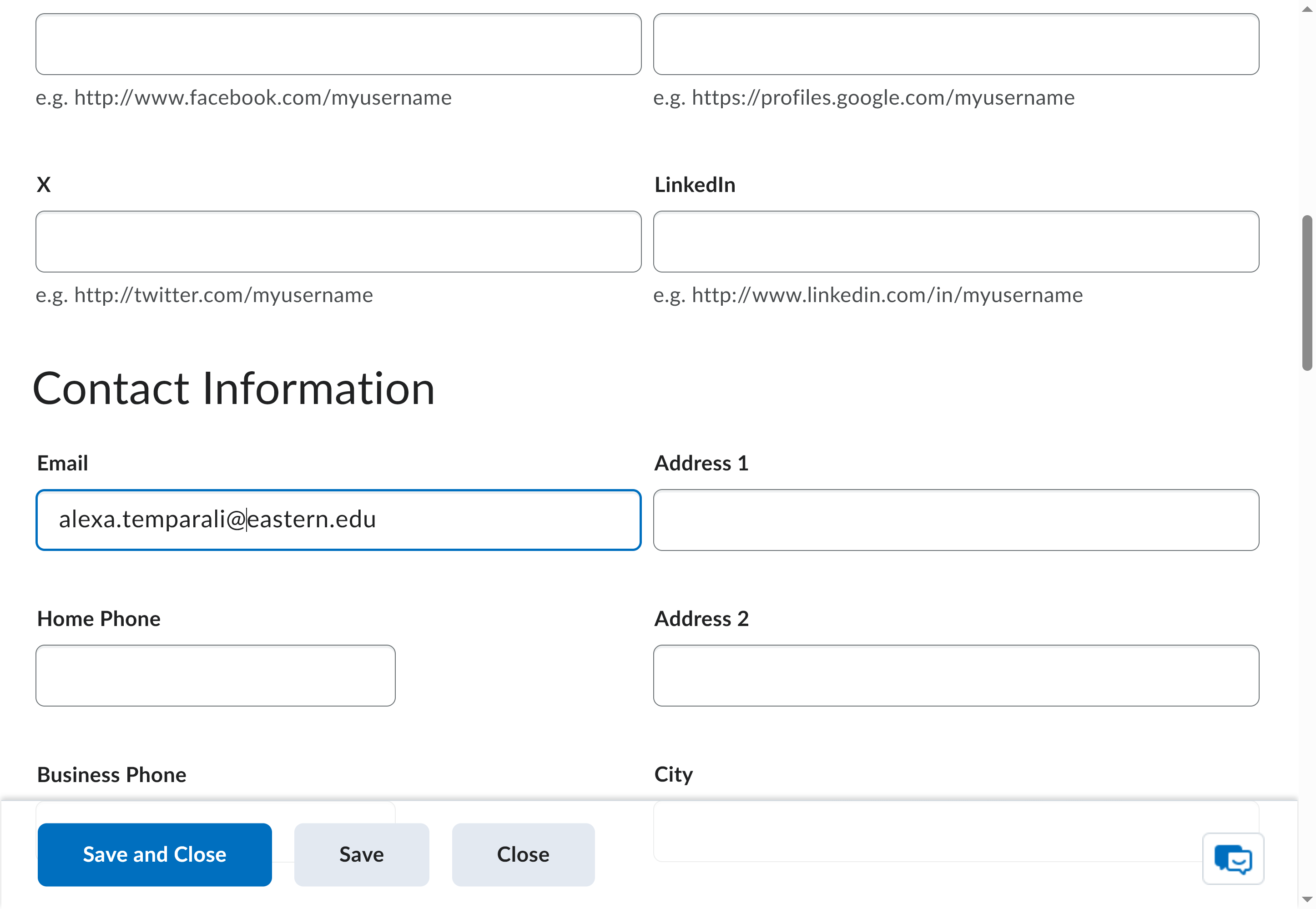 Fill in your email address