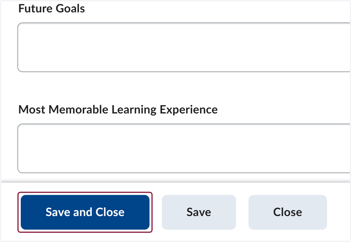 Click on Save and Close