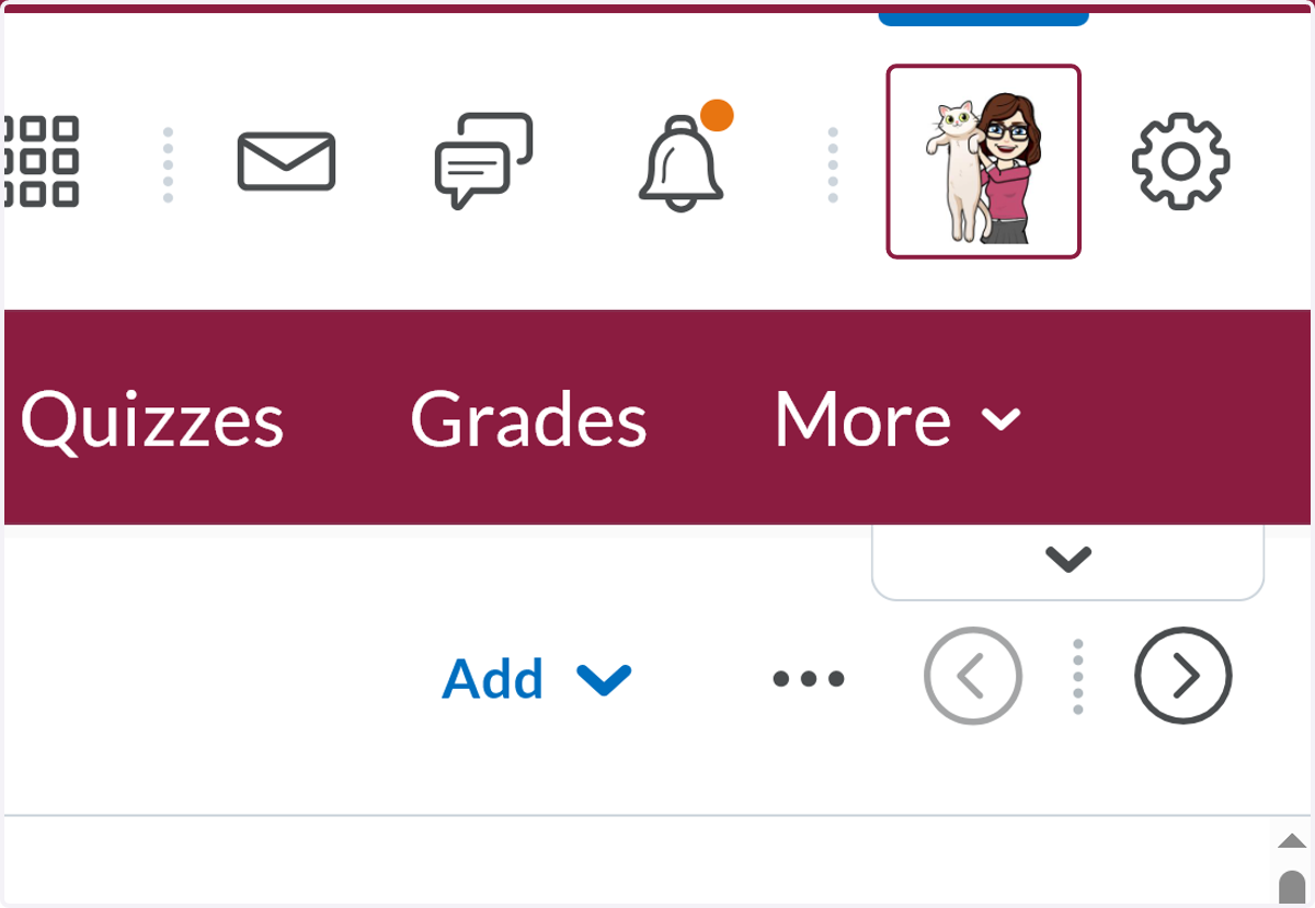 Click on your profile picture in the upper right corner