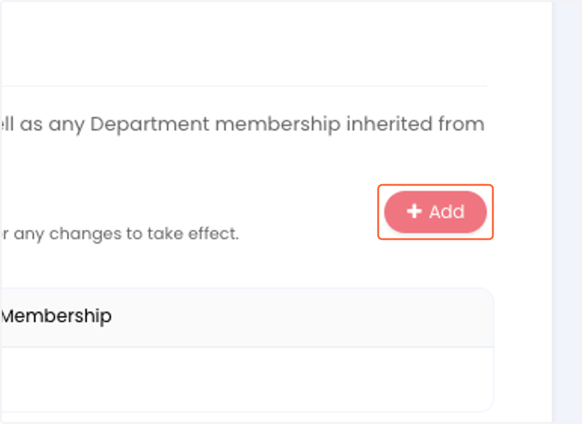 Click on Departments > Add