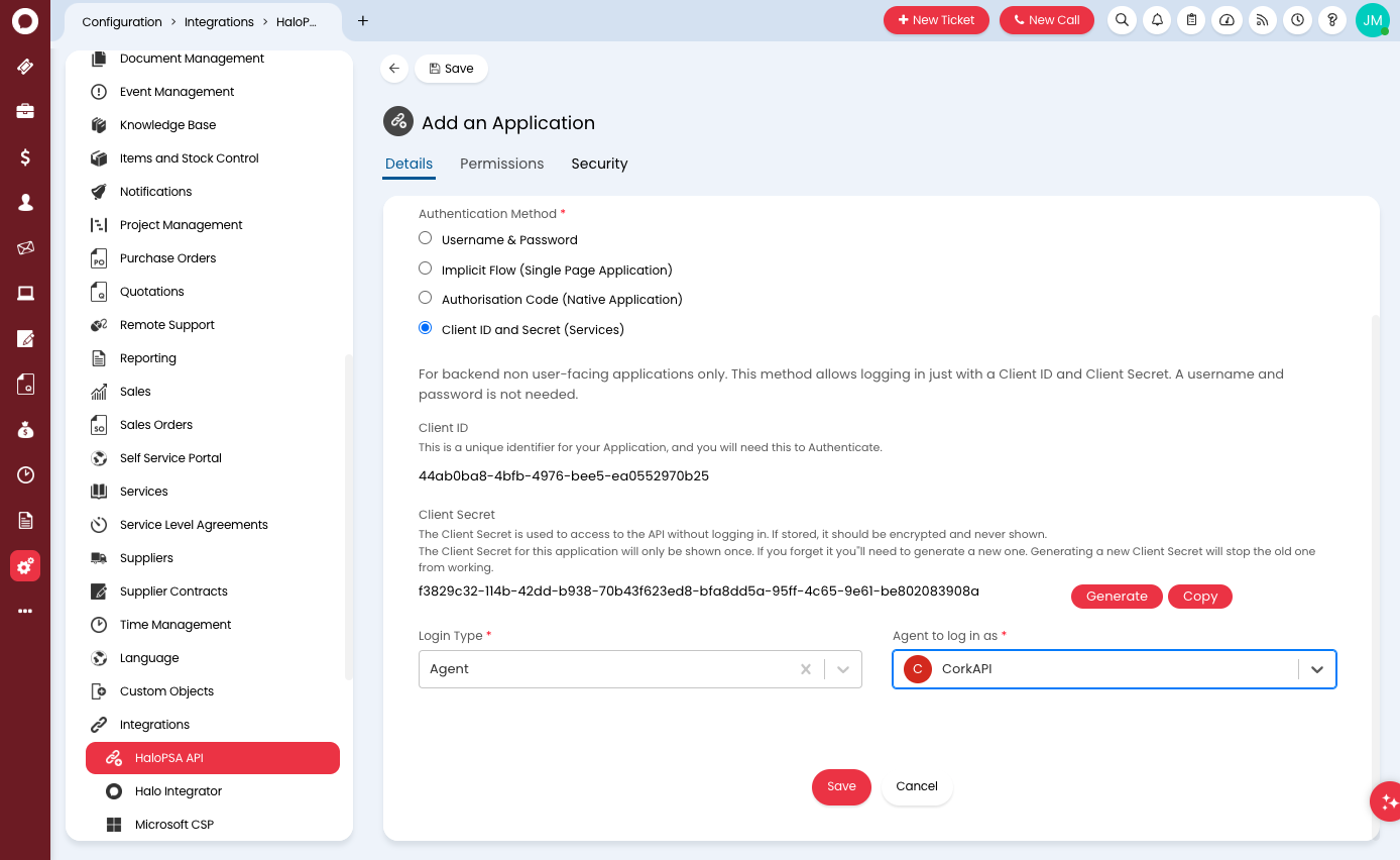 Click on Permissions