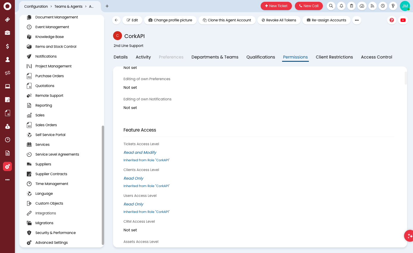 Click on Integrations