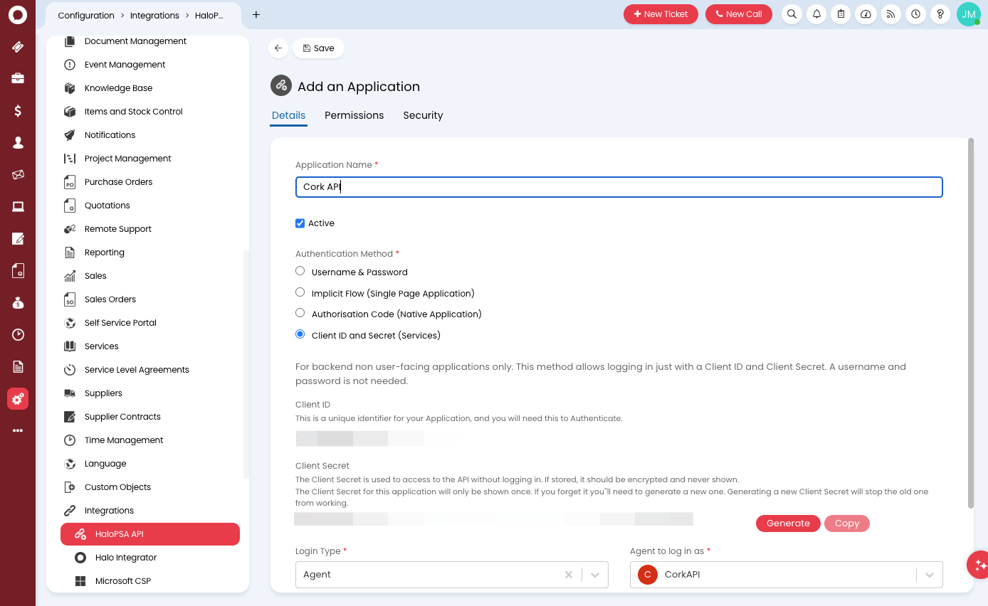 Copy your Client Secret