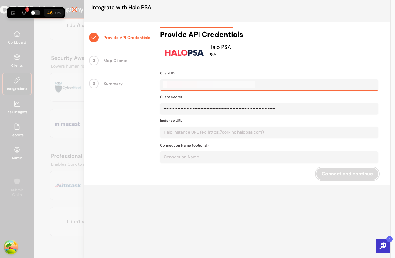 Paste your Client ID