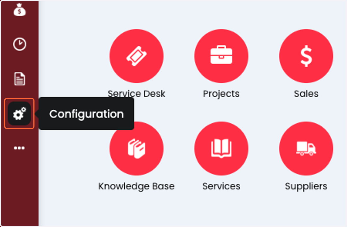 Click on Configuration
