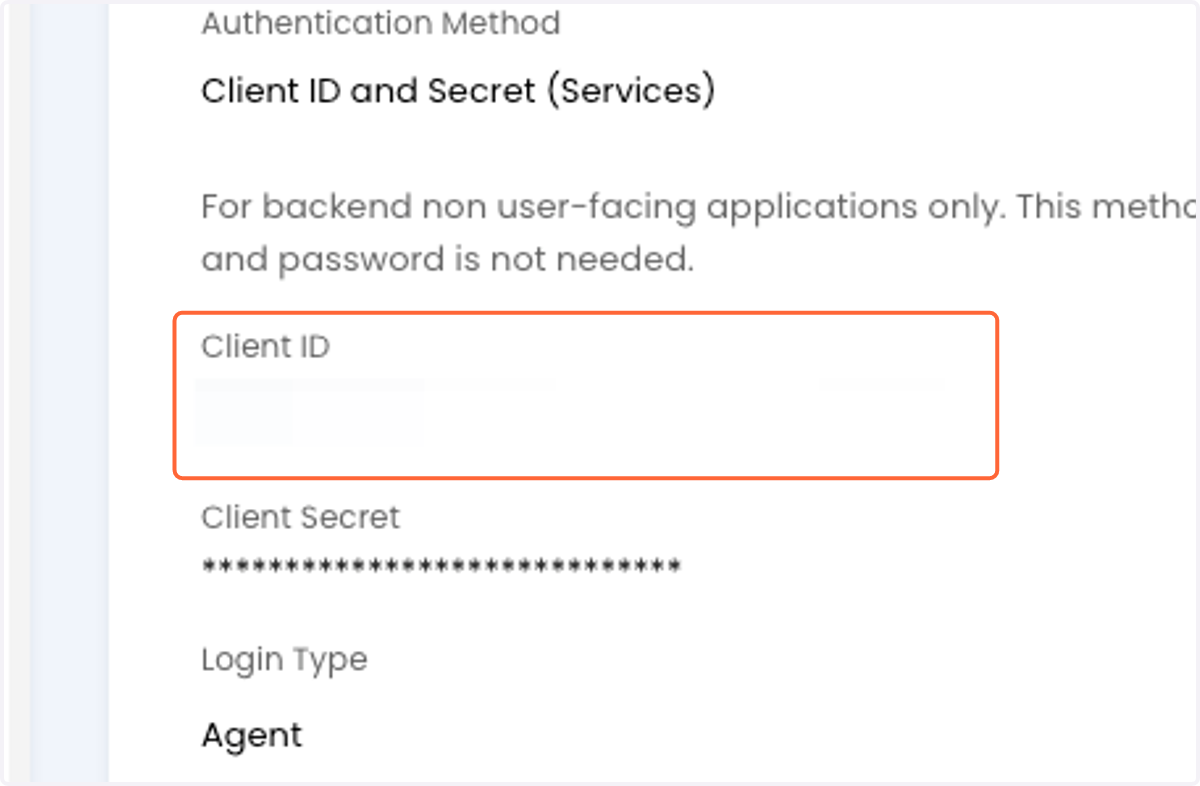 Copy your Client ID
