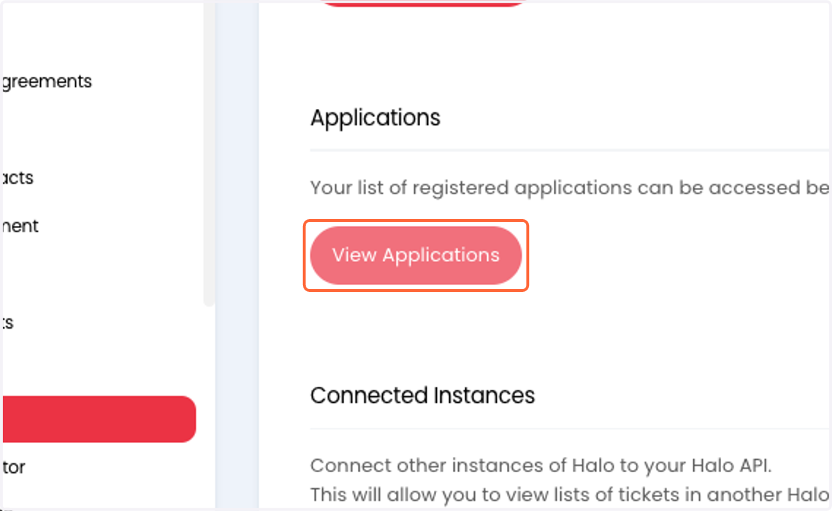 Click on View Applications