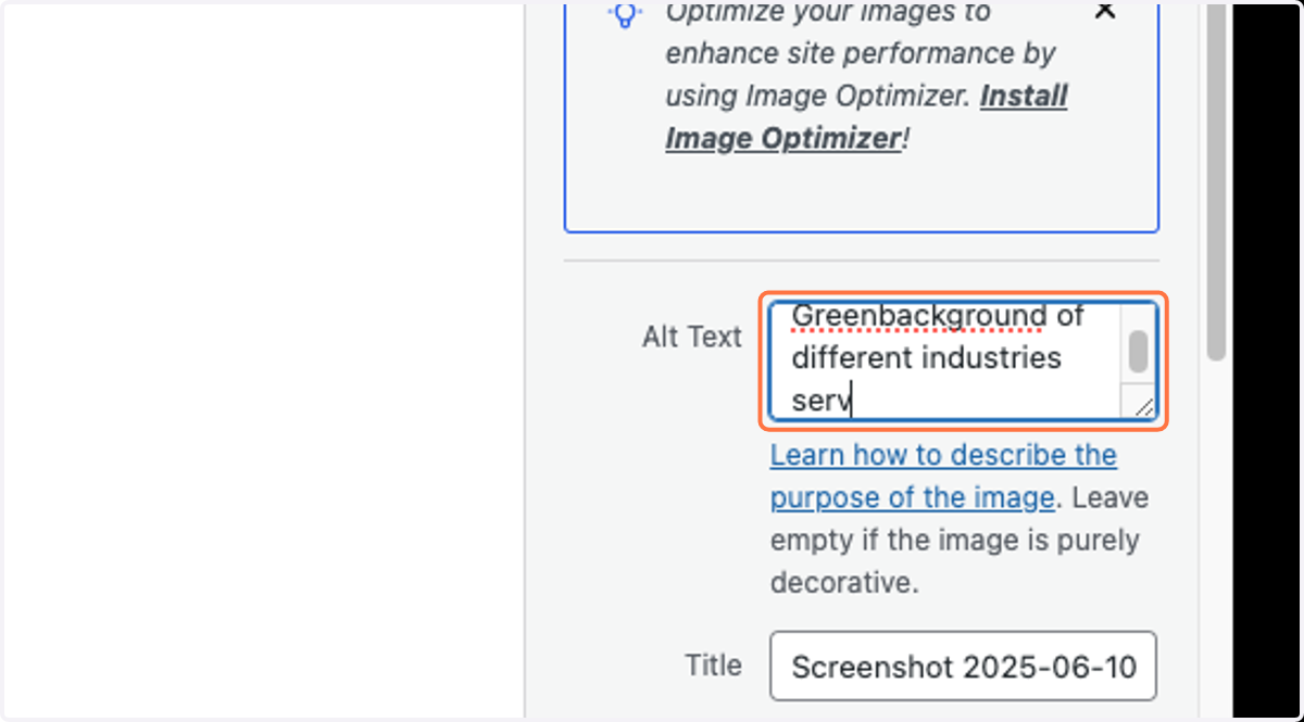 Give it a new ALT text.