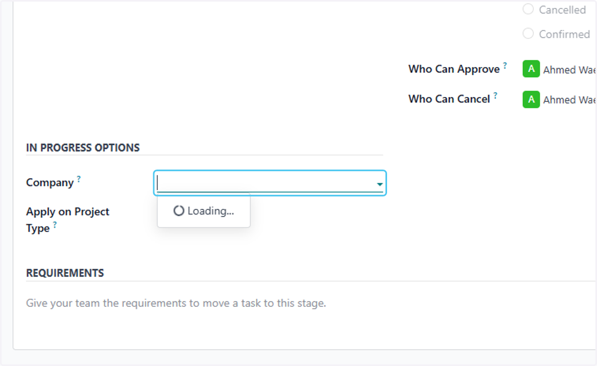 Click on Company?
