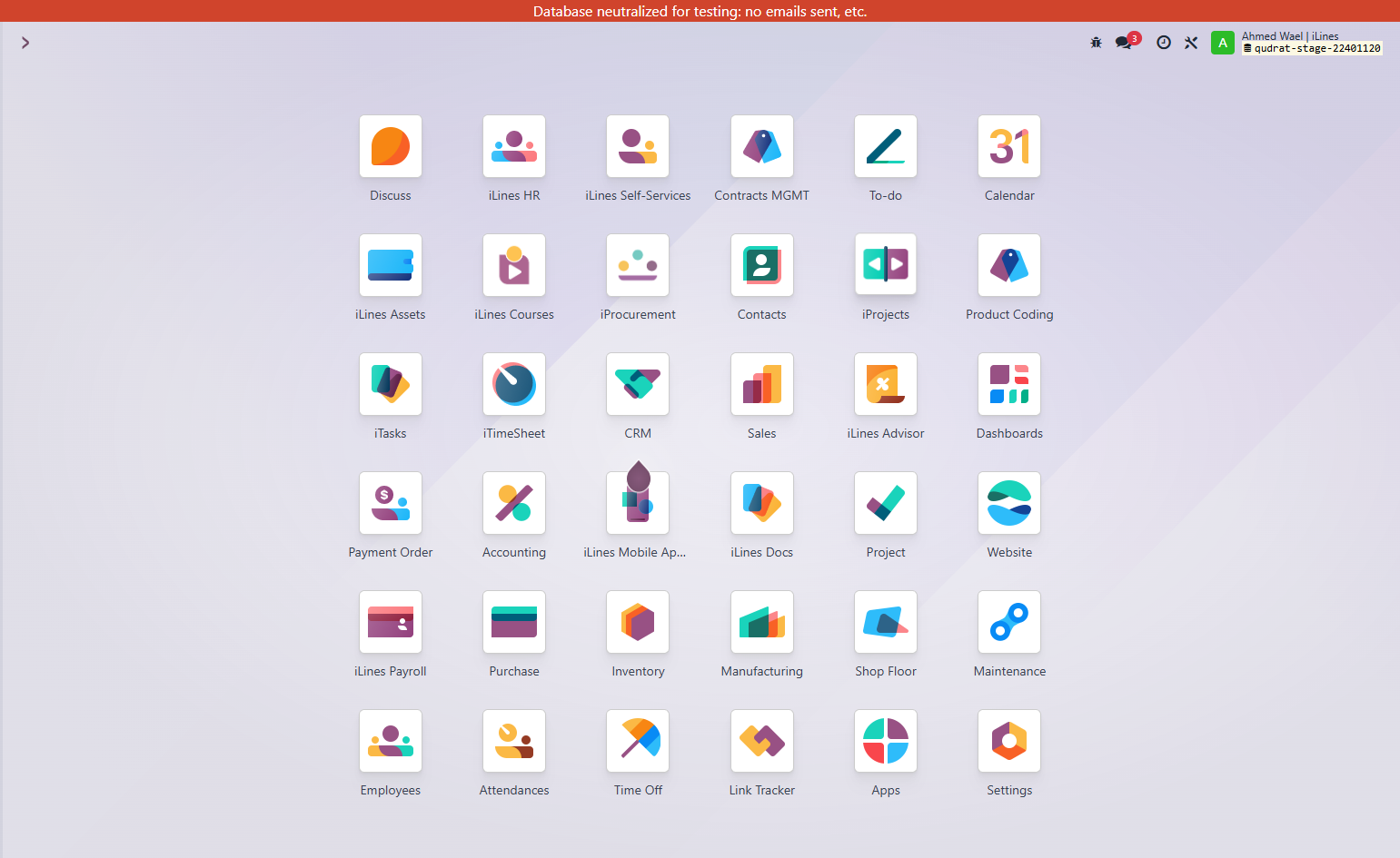 Click on iProjects