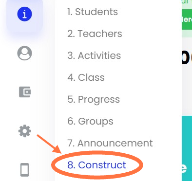 Klik 'Construct'.