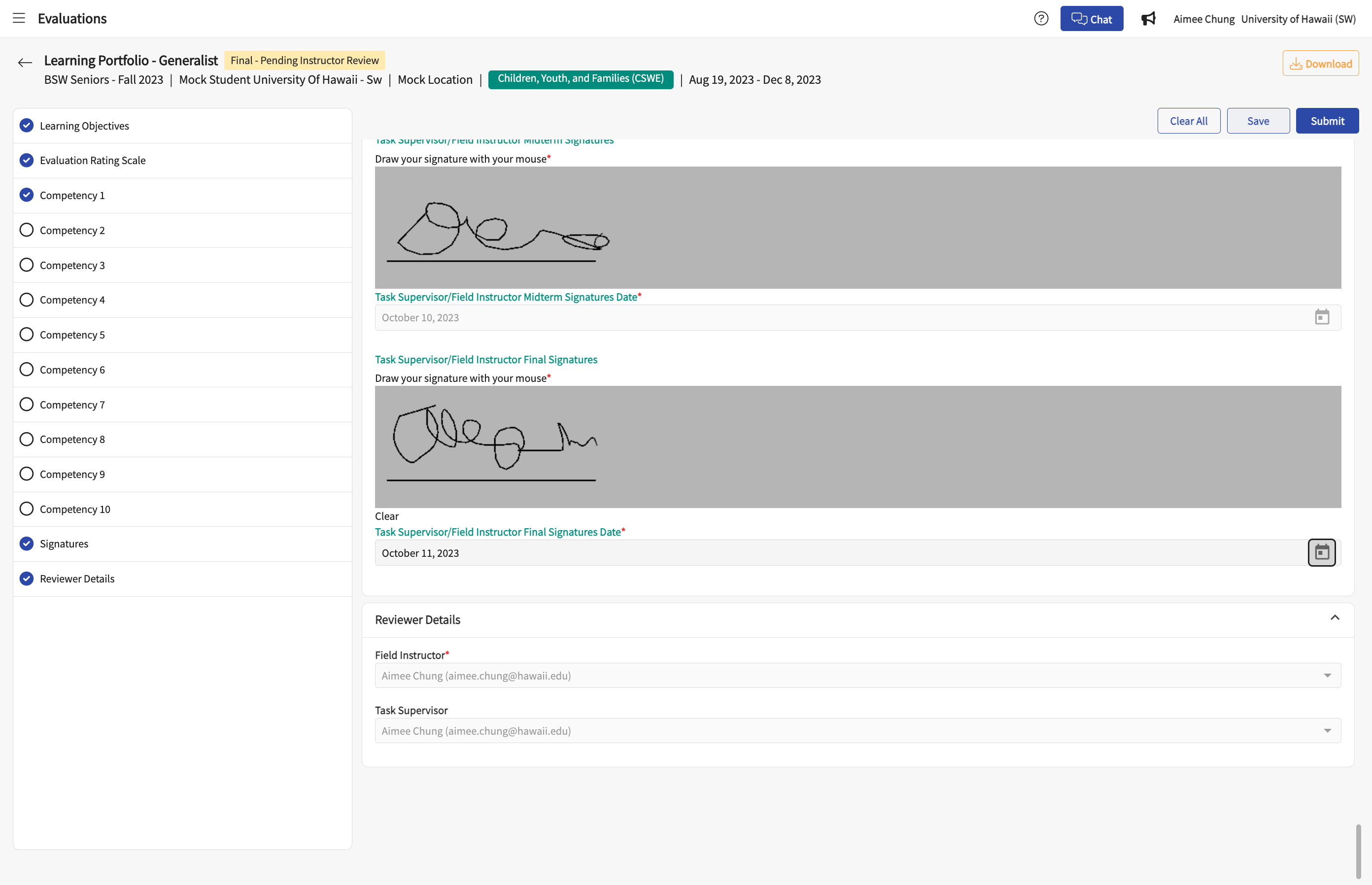Click on Save at any time. Site Supervisors - click "Save," do NOT click "Submit."