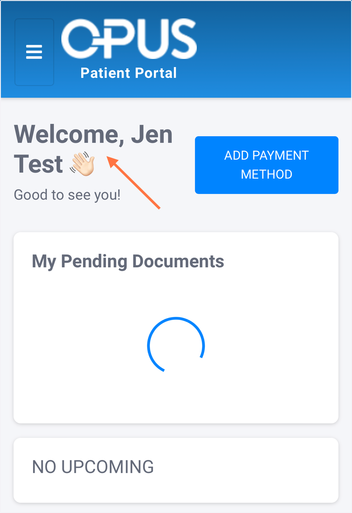 You will now see the information related to the patient you have chosen!