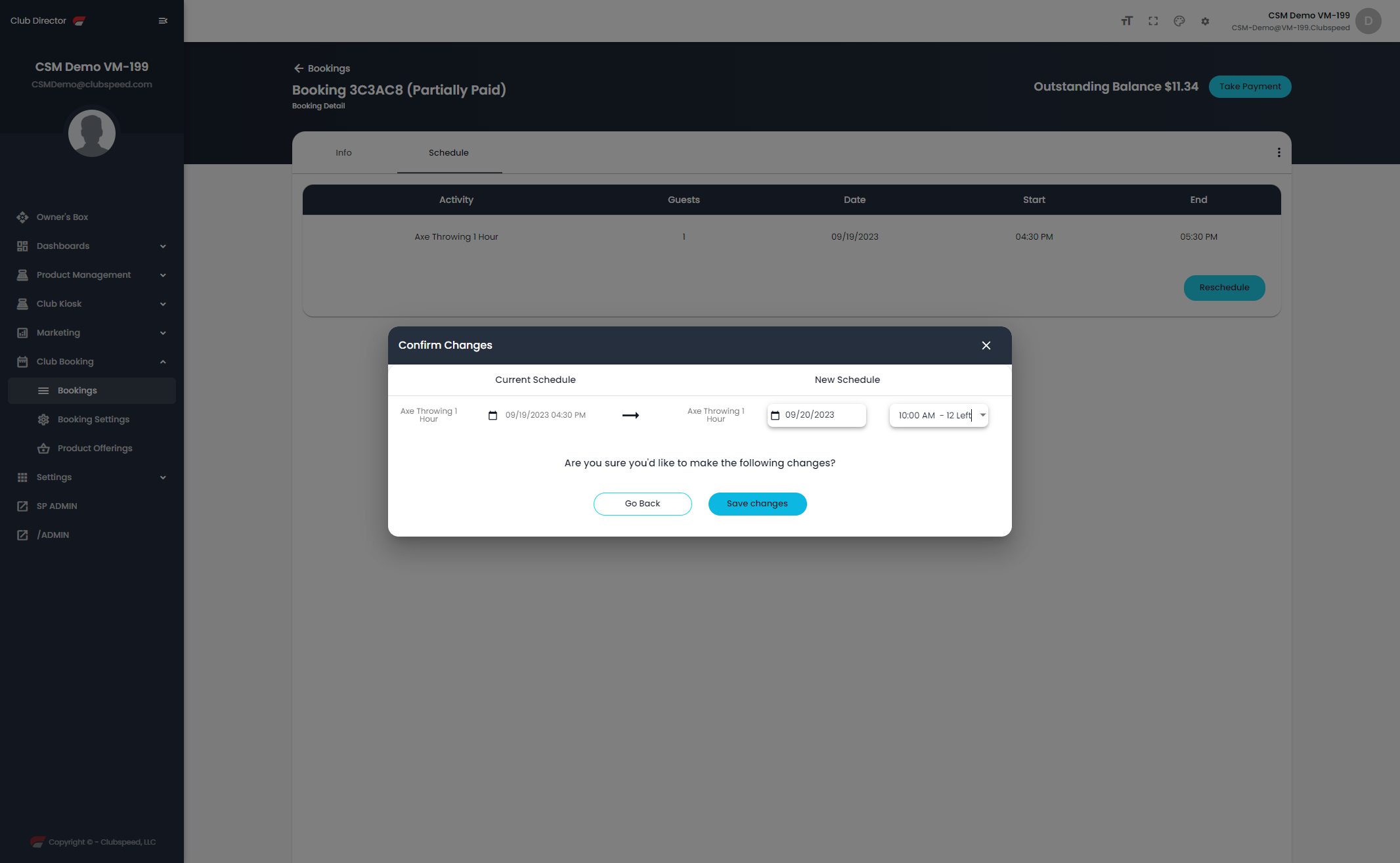 Click on Save changes