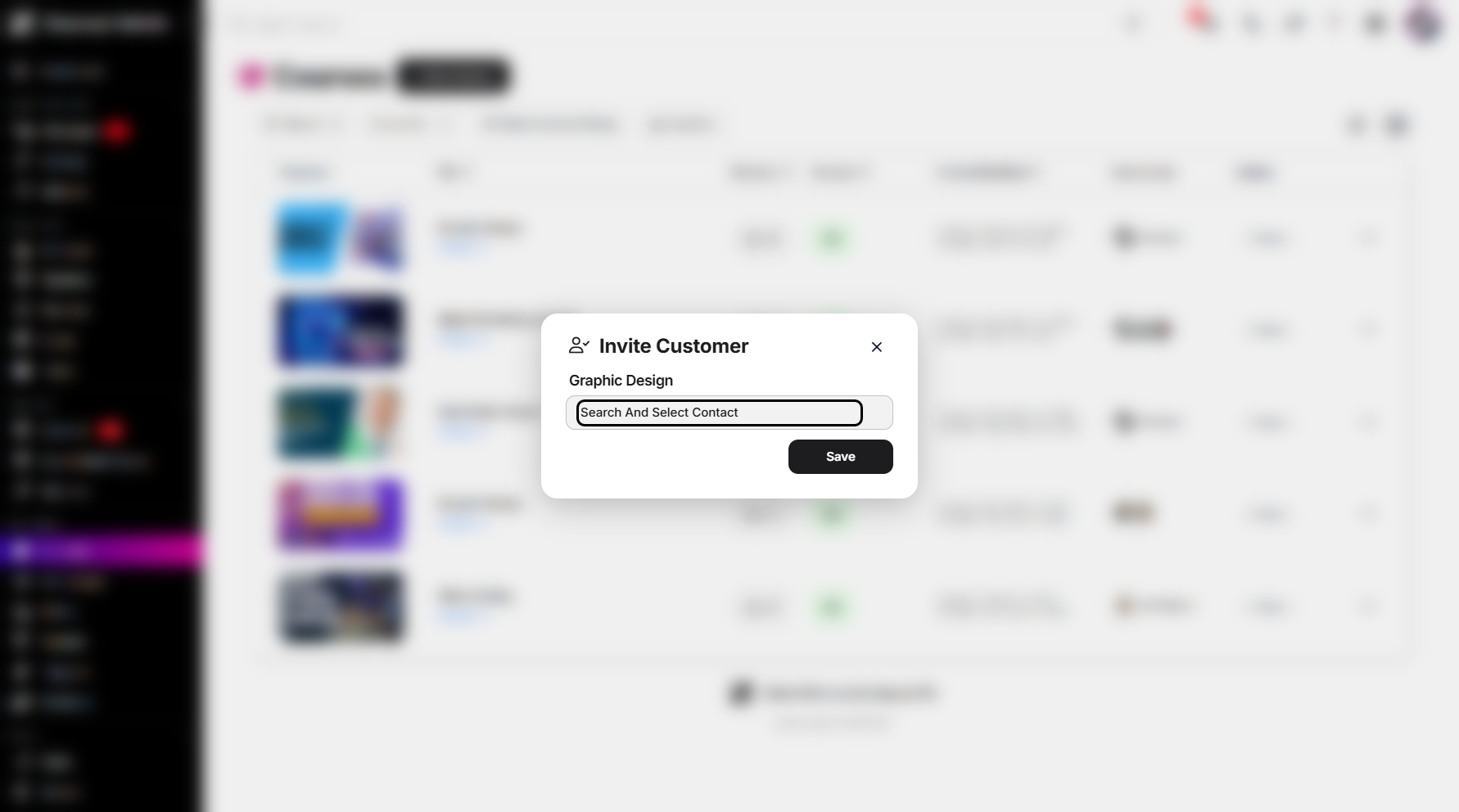 Step 9: A pop-up window will appear. Then, click the Search and Select Contact option to proceed.