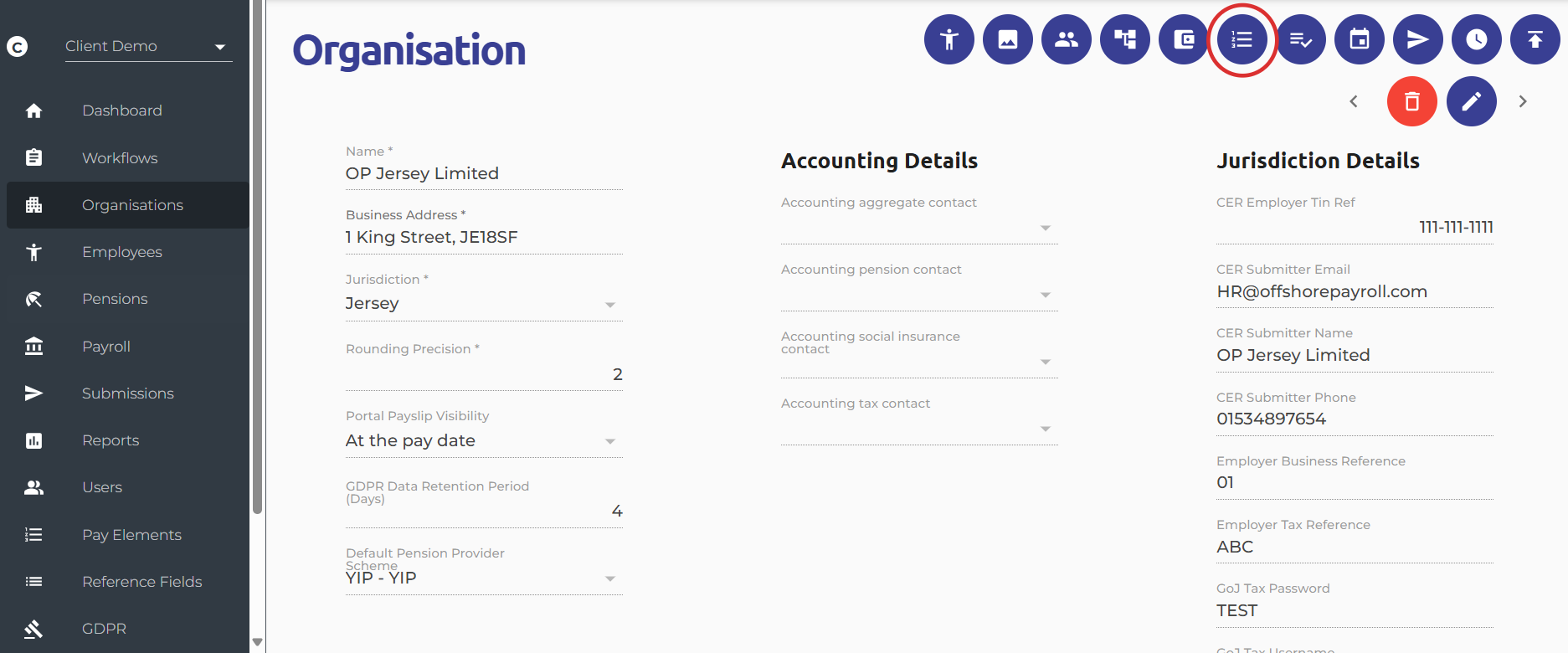 To add a pay element to an organisations pay template, please follow the steps below.