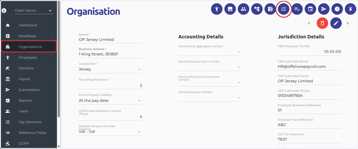 To add a pay element to an organisations pay template, please follow the steps below.