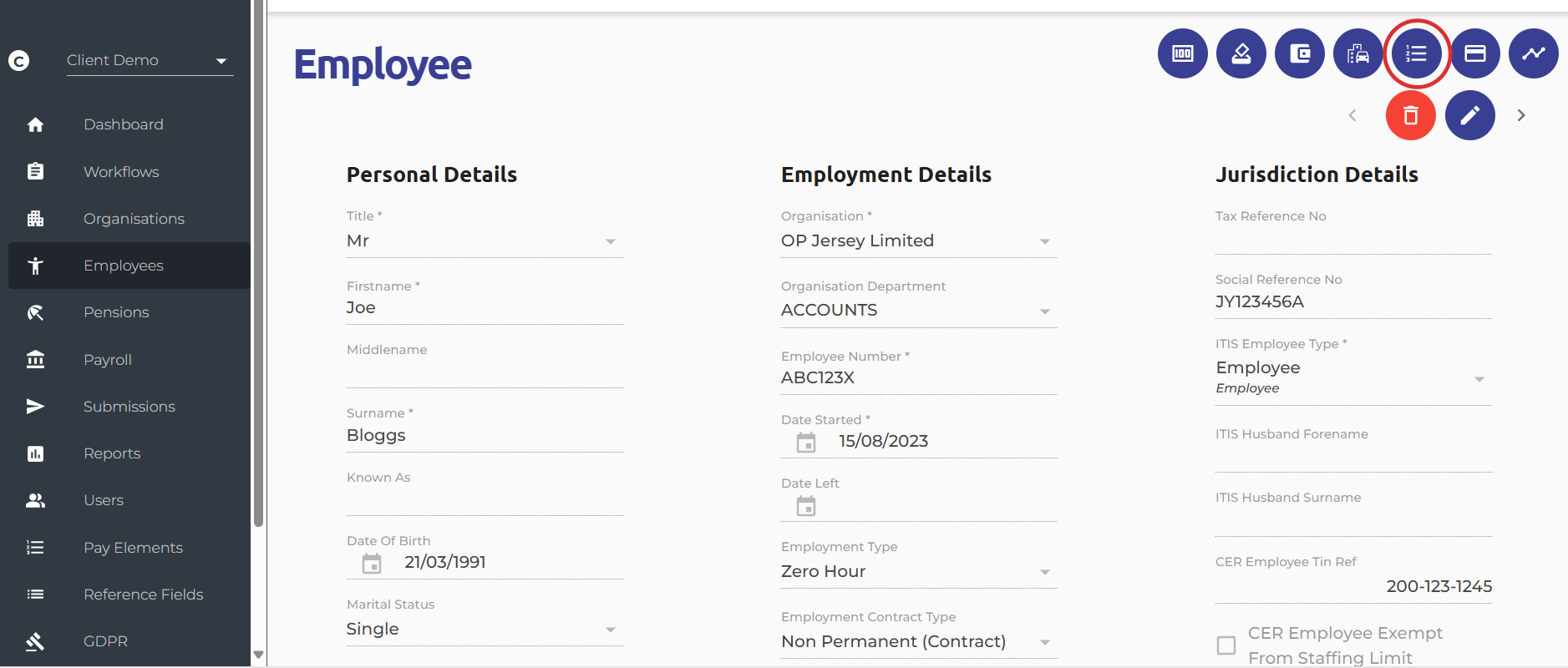 If you wish to customise employees pay templates you can add pay elements to the pay templates in the employee screen.
