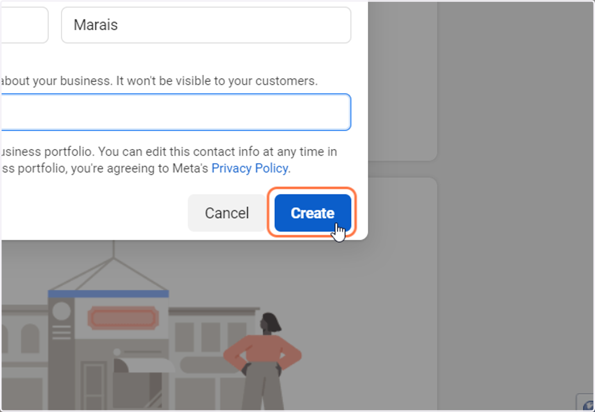 Click on "Create"