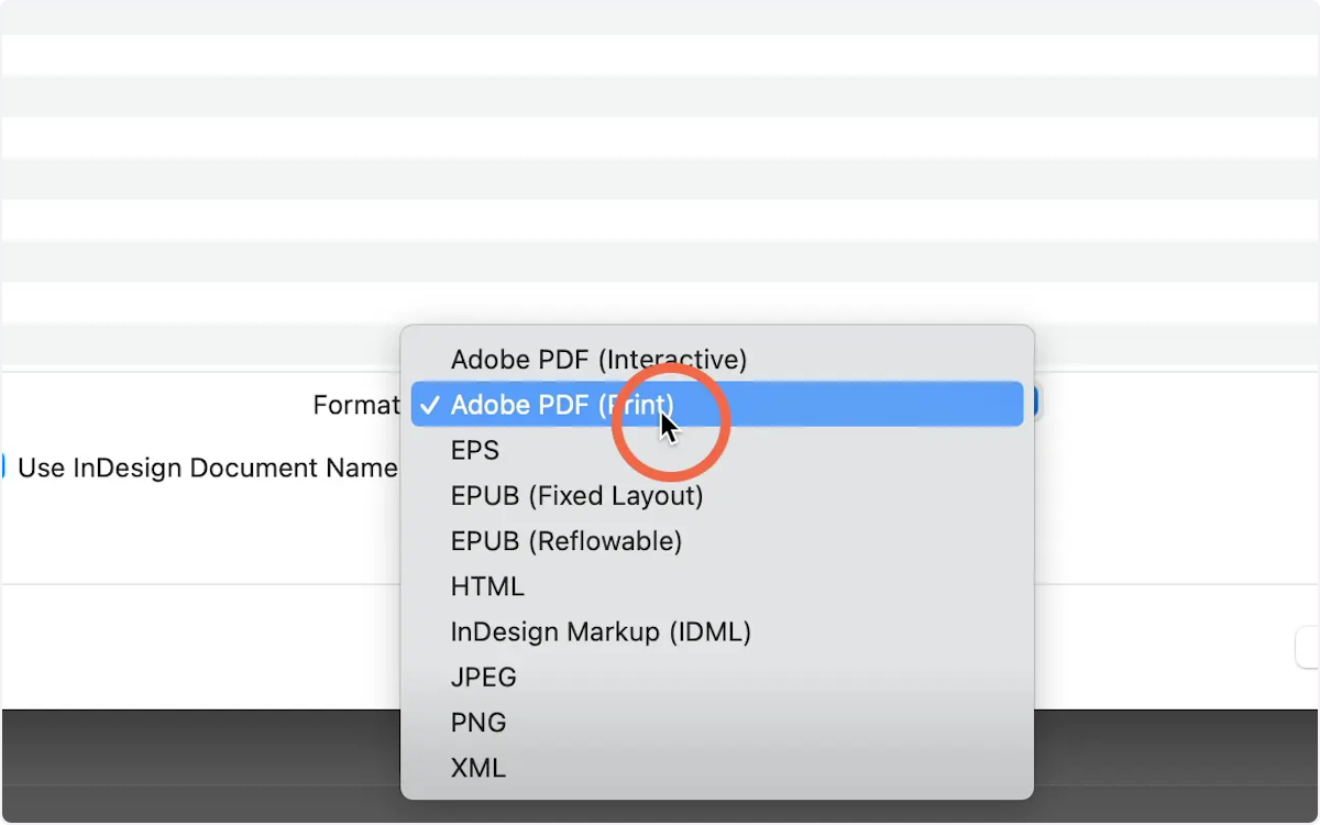 Gebruik PDF als bestandsindeling