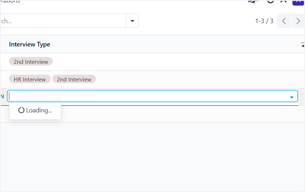 Click on dropdown trigger