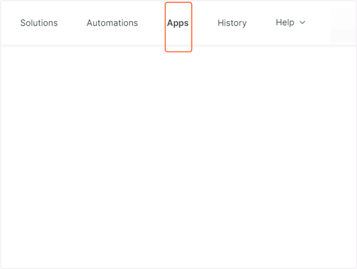 Click on Apps