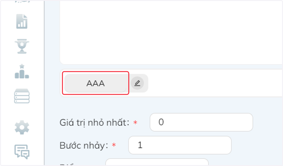 Nhấn giữ và kéo nhãn vào vị trí trong đồ thị