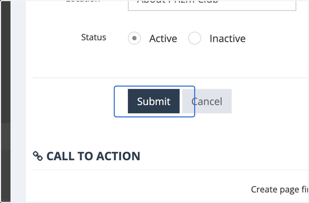 Click on Submit