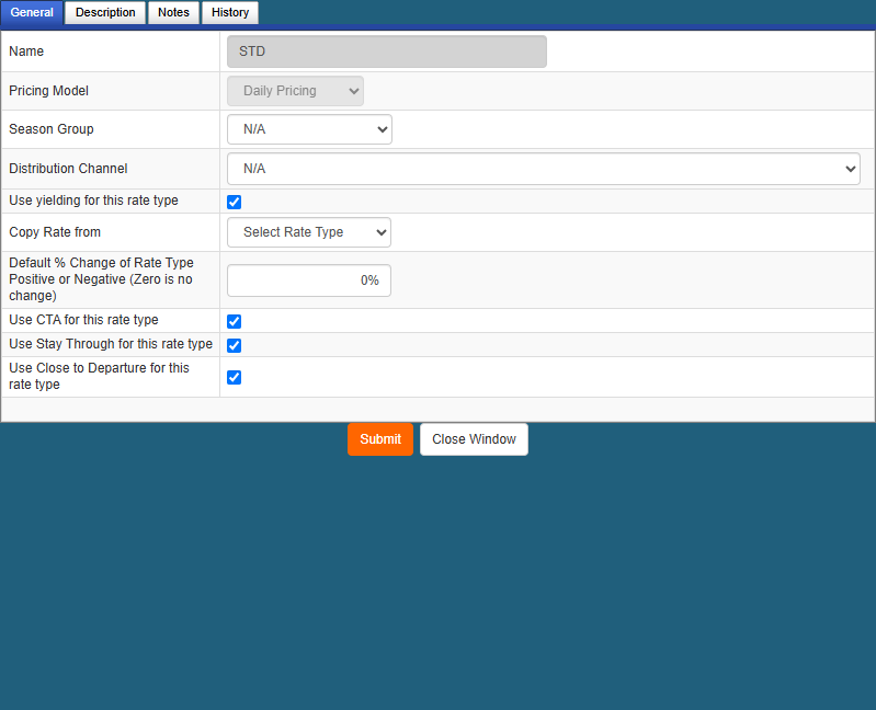 Ensure the three required stay restriction options are enabled.