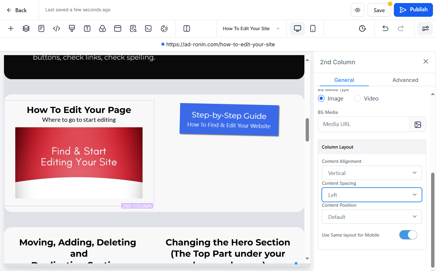 Click on save or Publish