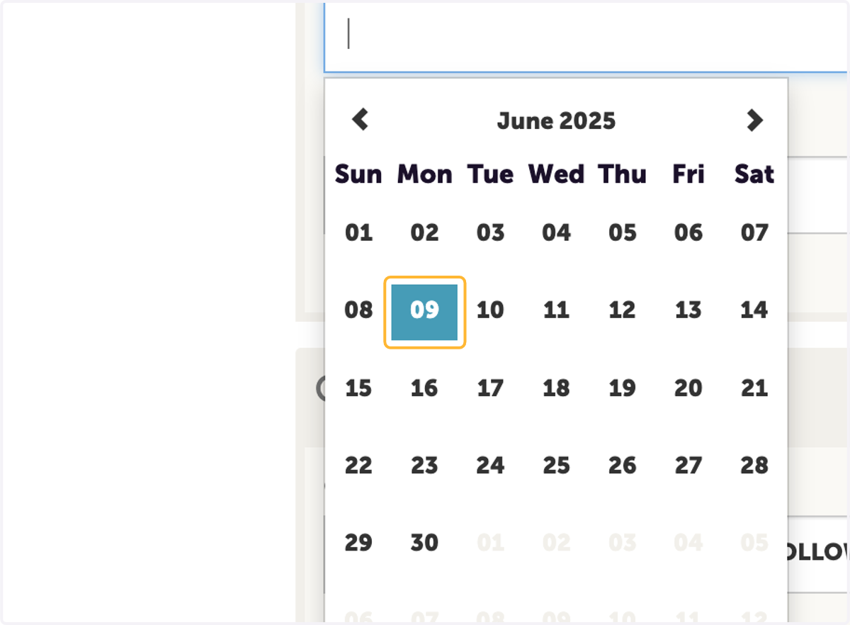 Choose Date