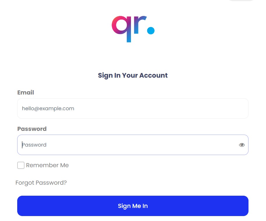 Navigasi ke https://admin.studentqr.com/ dan log masuk ke halaman tersebut menggunakan akaun admin anda.