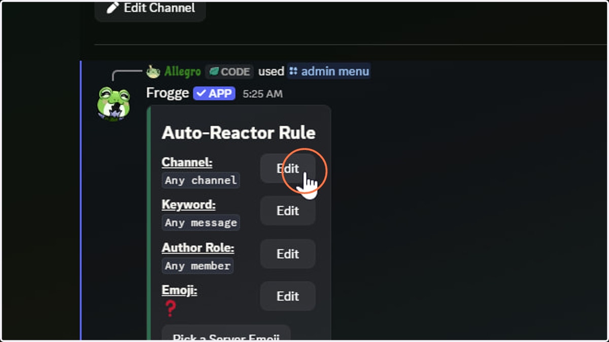 Several rule clauses are available