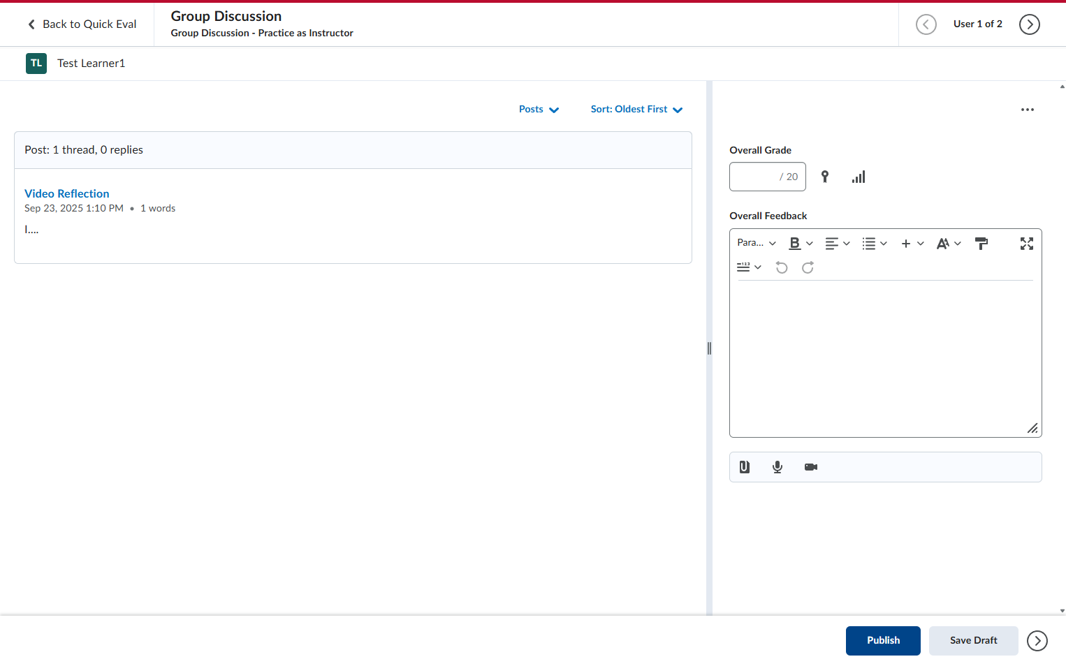 Click on Publish