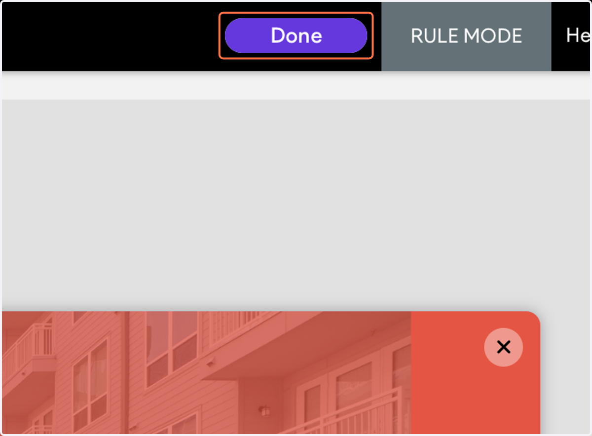 Click on Done