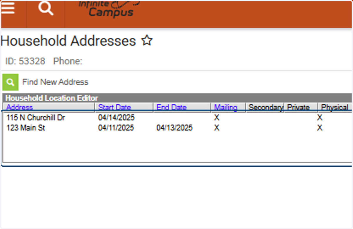 Review the Address Information. X…