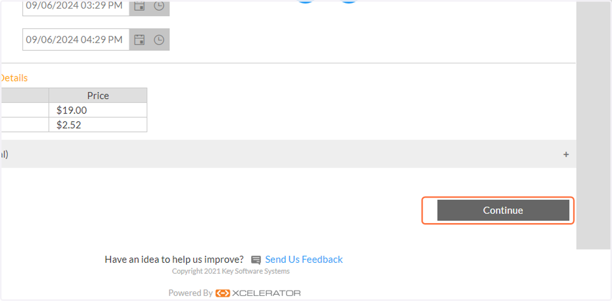 Click on Continue