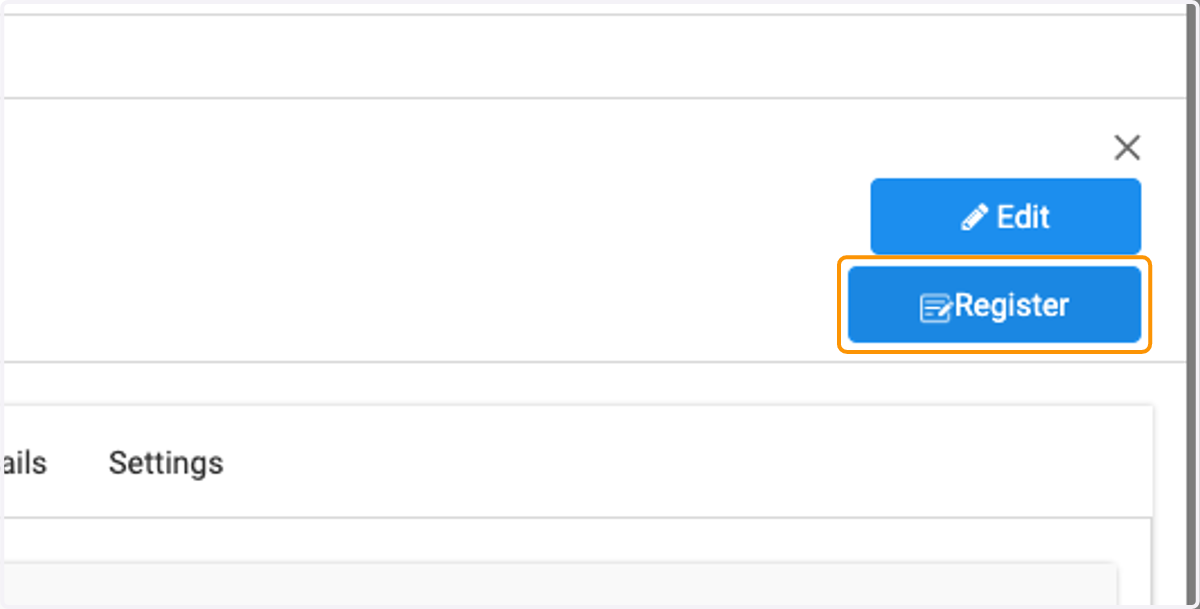 Click on Register