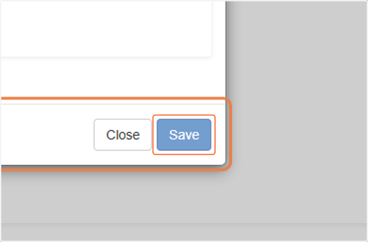 Click on Save