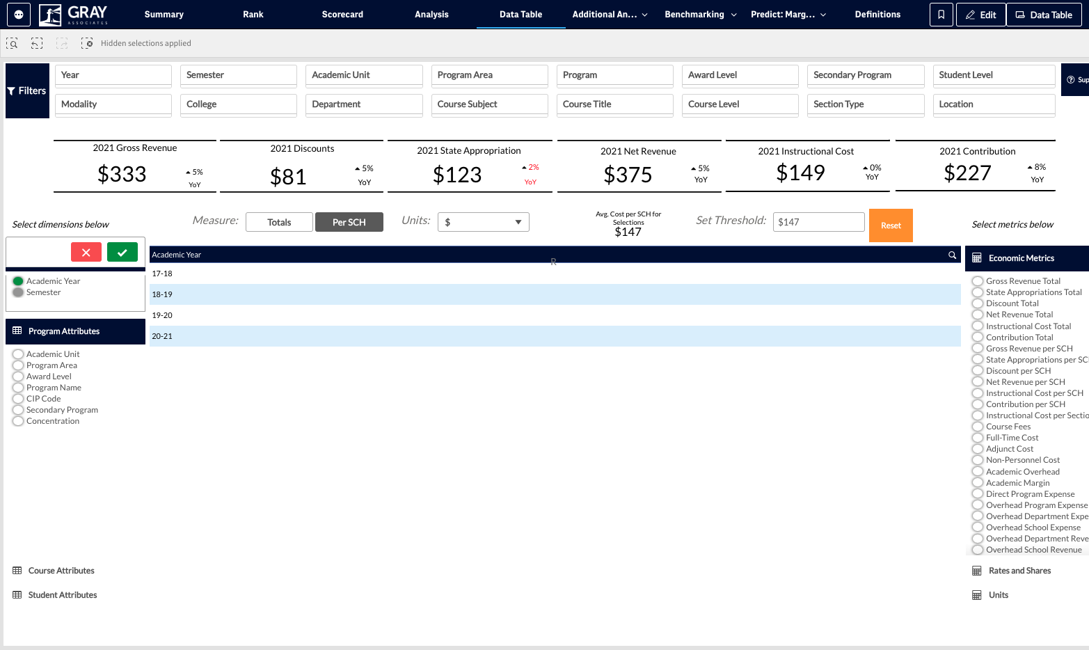 Once you have made your selections, click on the check mark to confirm your selections.